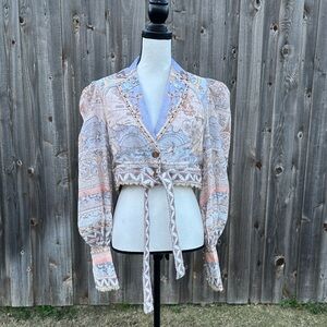 Bohemian Print Women's Top EUC